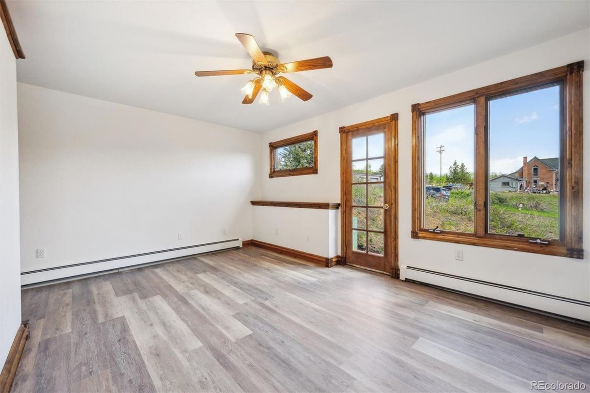 Empty room, Interior, Wood Texture Flooring