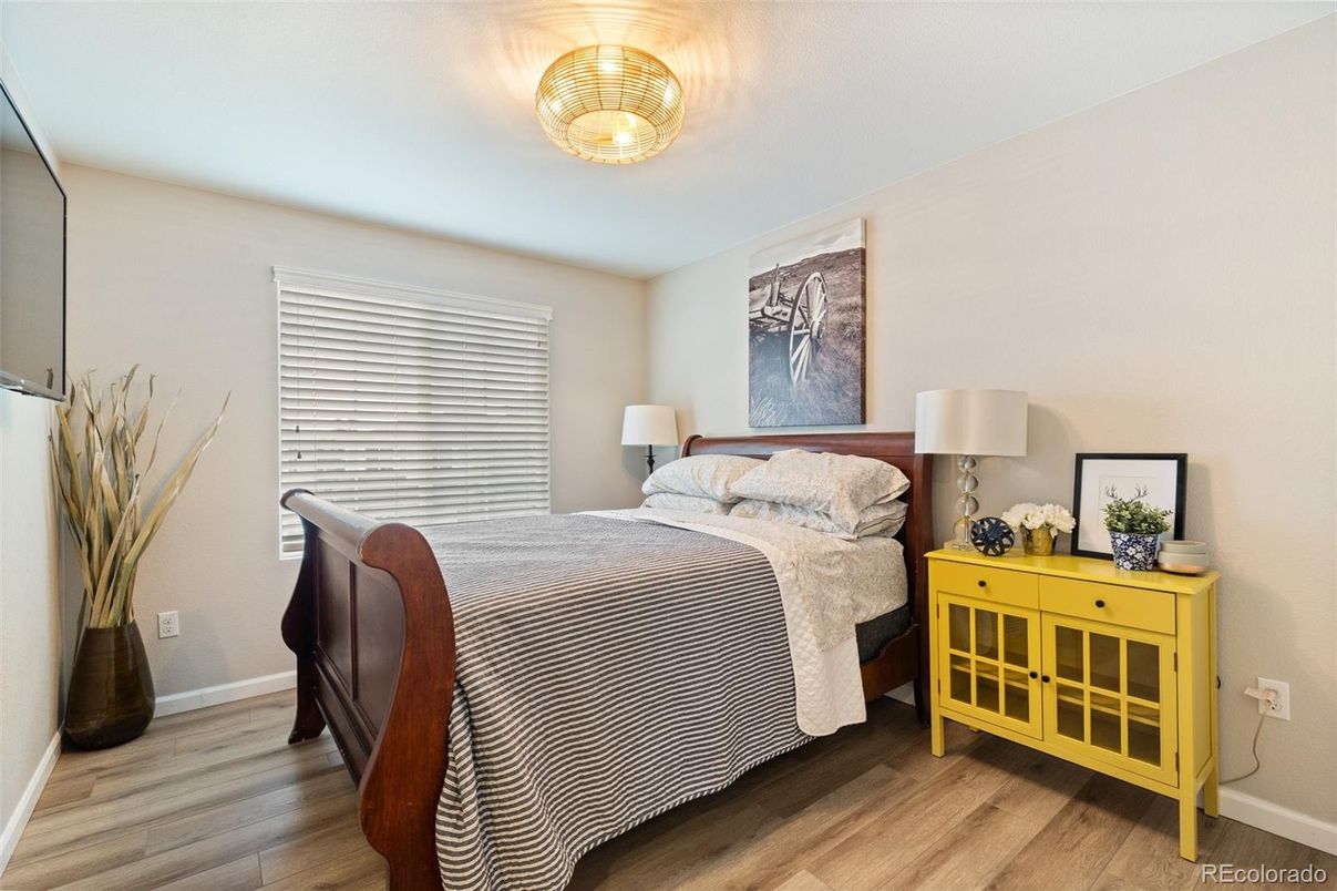 Bedroom, Interior, Wood Texture Flooring