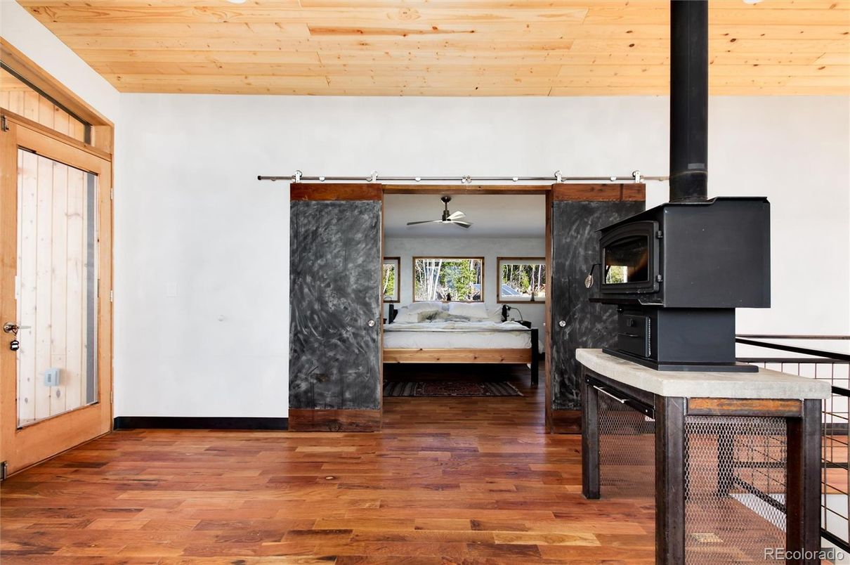 Fireplace, Interior, Wood Texture Flooring
