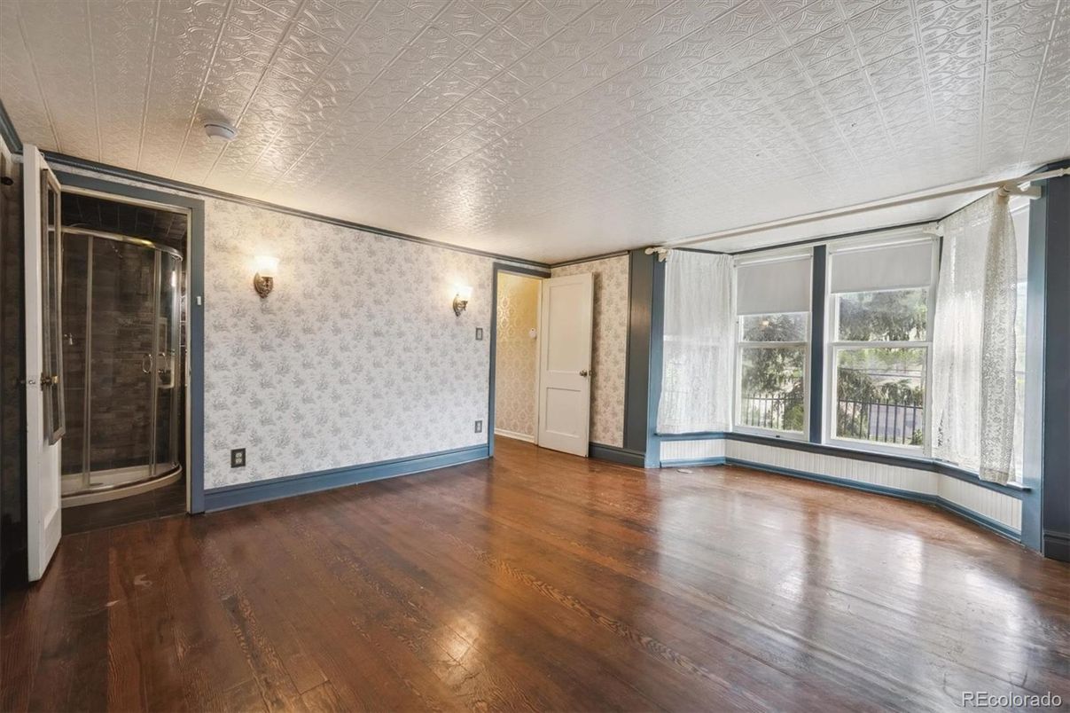 Empty room, Interior, Wood Texture Flooring