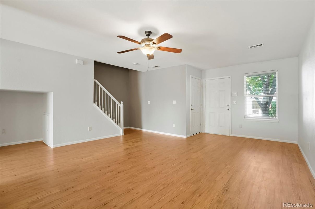 Empty room, Interior, Wood Texture Flooring