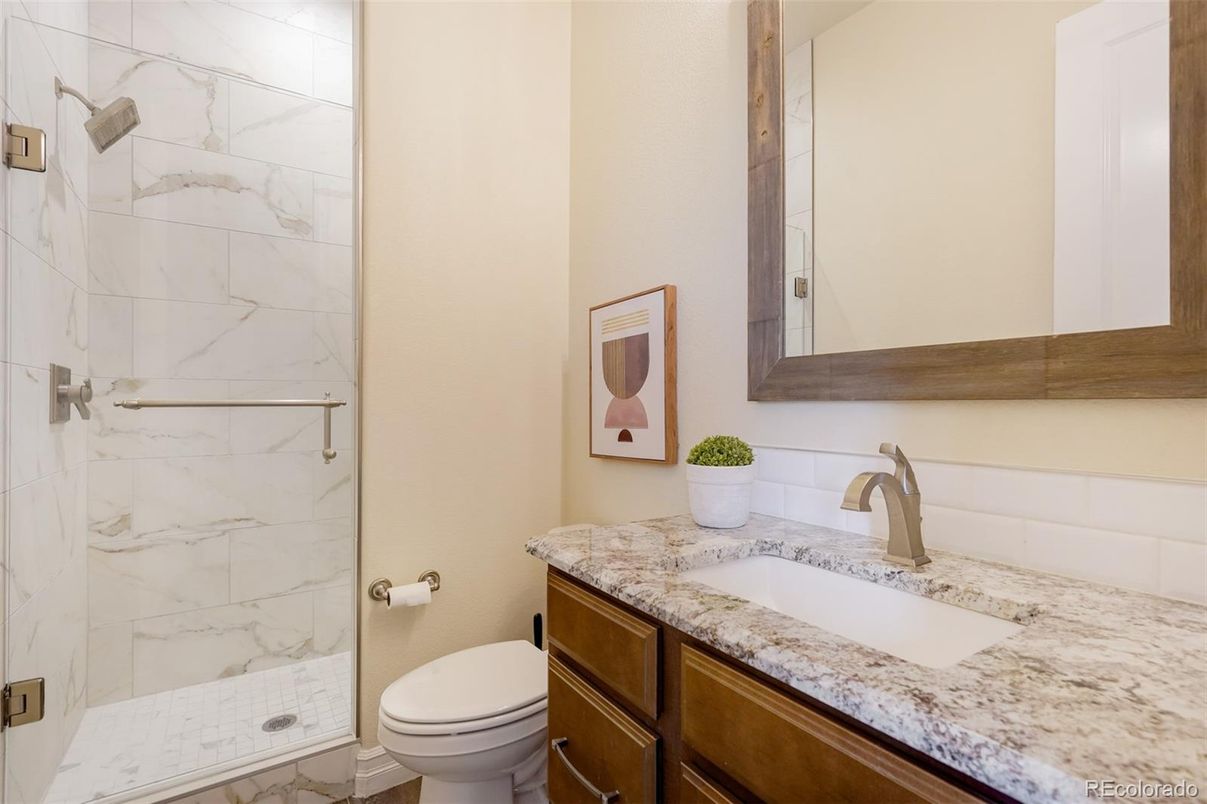 Bathroom, Interior, Marble Walls