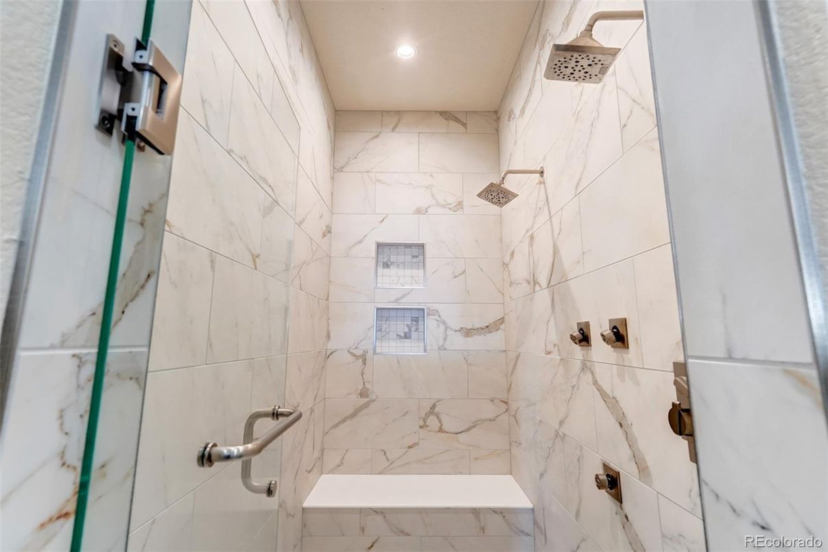 Bathroom, Interior, Marble Walls