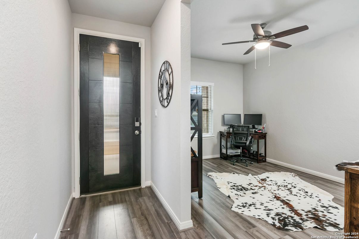Home Office, Interior, Wood Texture Flooring