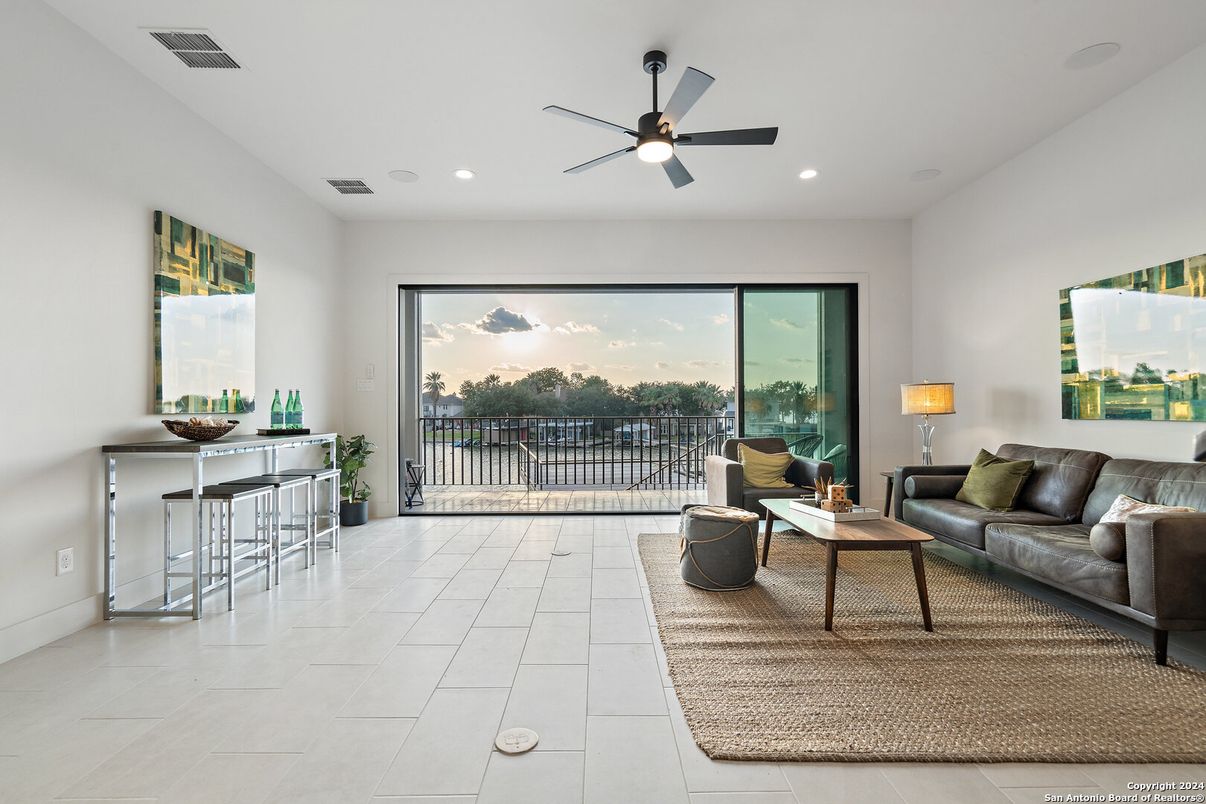 Interior, Living room, Recessed Lighting