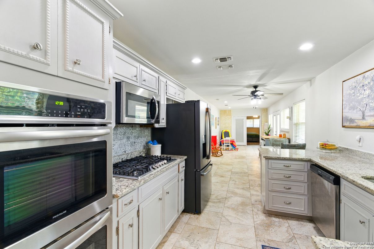 Interior, Kitchen, Recessed Lighting, Stainless Steel Appliances