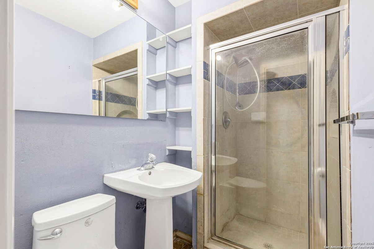 Bathroom, Glass Shower, Interior