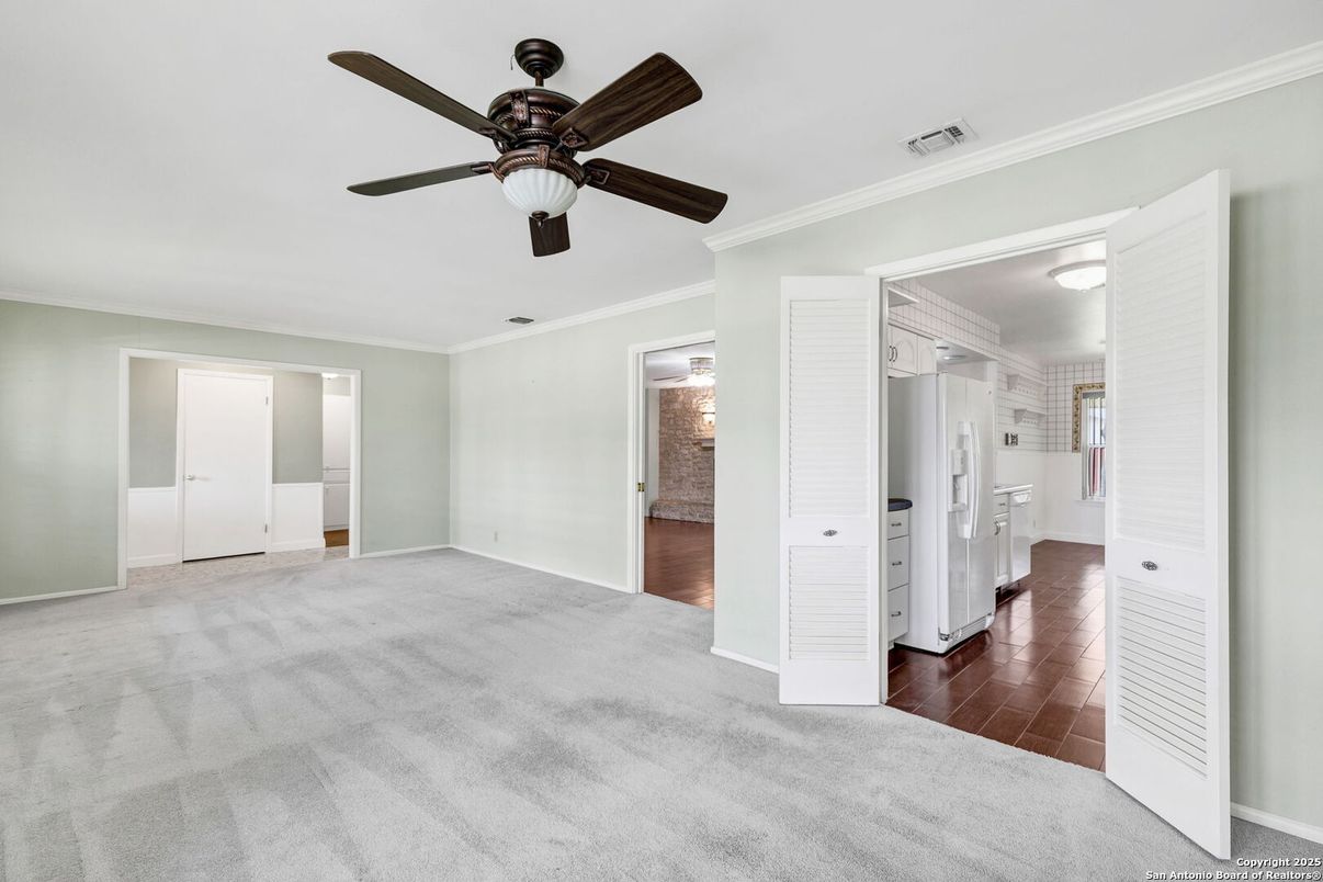 Empty room, Interior, Kitchen, Wood Texture Flooring