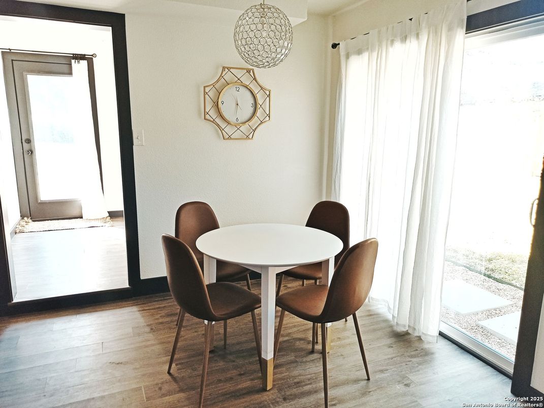 Dining room, Interior, Wood Texture Flooring