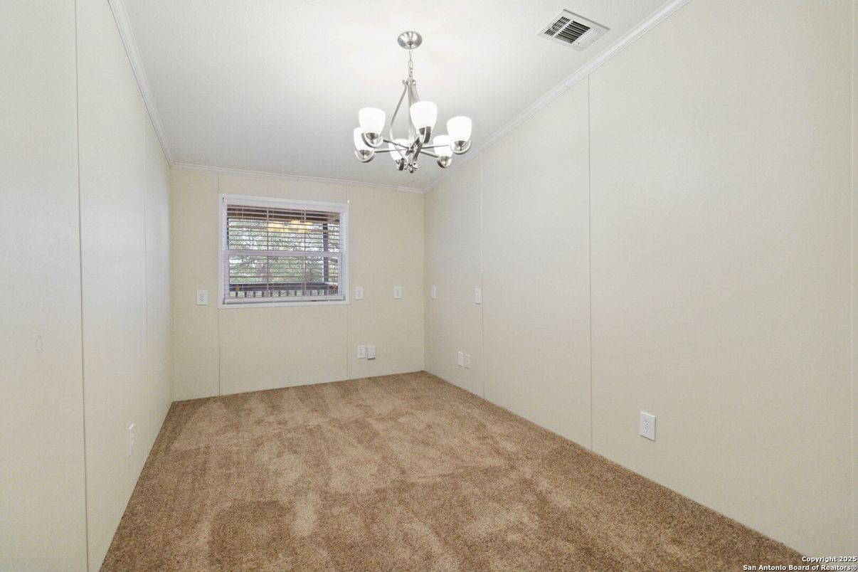 Chandelier, Empty room, Interior