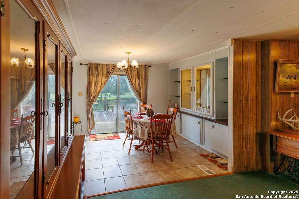 Chandelier, Dining room, Interior, Recessed Lighting