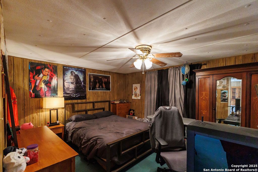 Bedroom, Interior, Wooden Walls