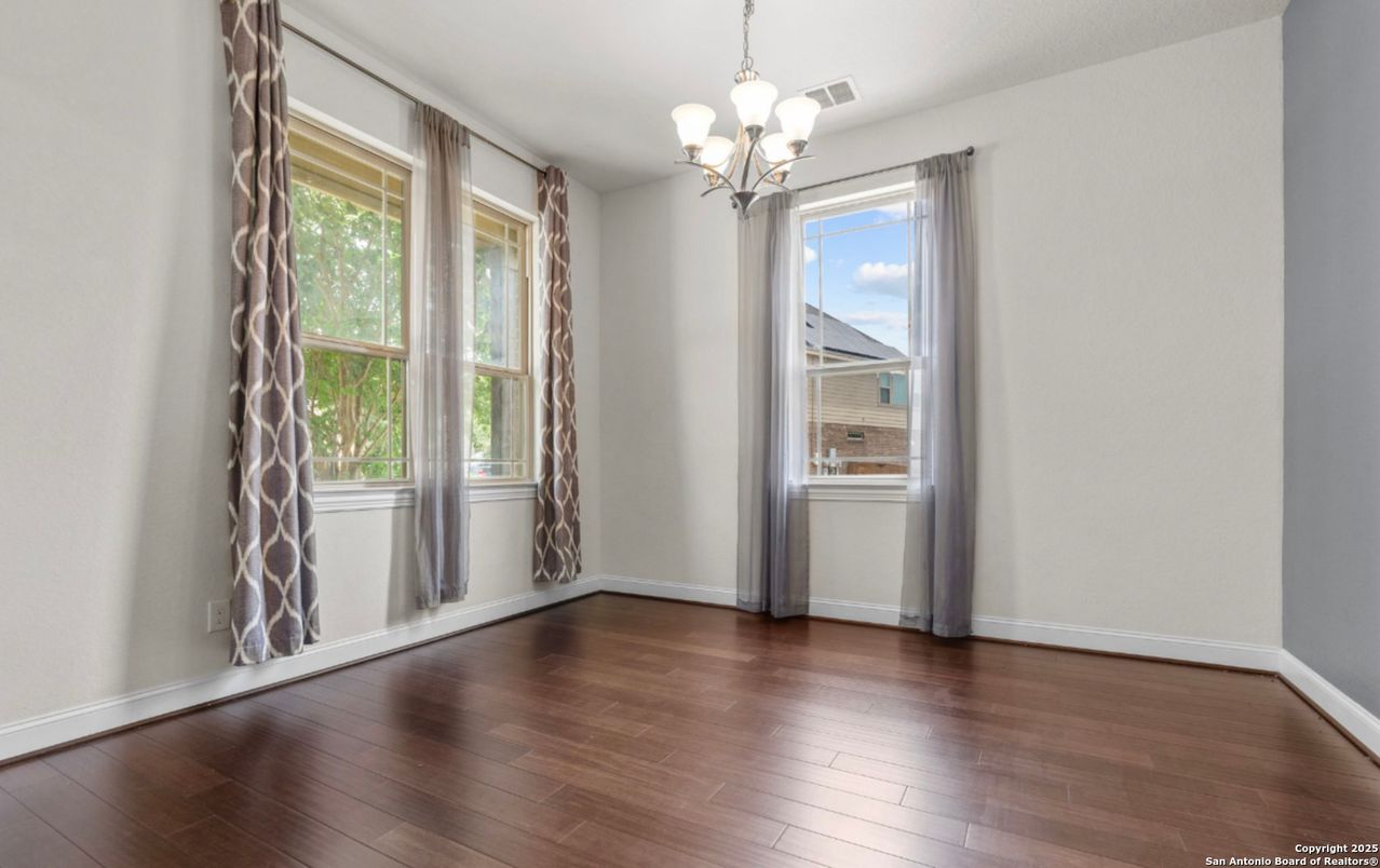 Chandelier, Empty room, Interior, Wood Texture Flooring