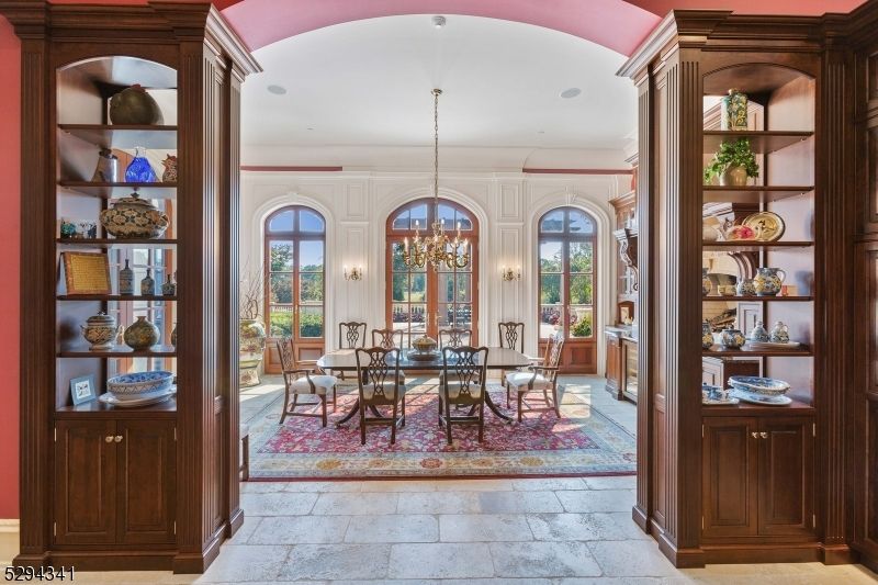 Chandelier, Dining room, Interior, Pendant Lights, Recessed Lighting