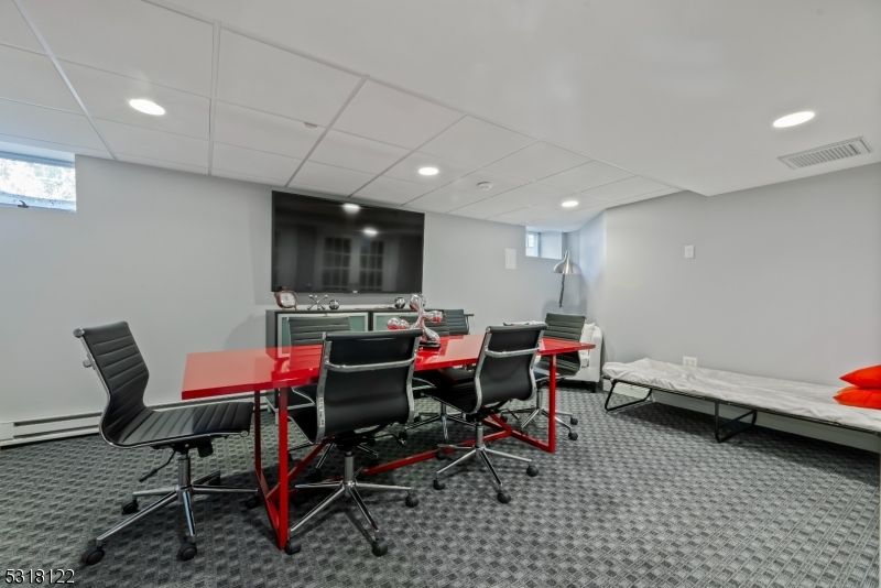 Home Office, Interior, Recessed Lighting