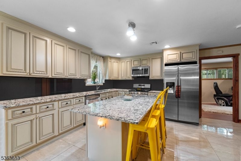 Interior, Kitchen, Recessed Lighting, Stainless Steel Appliances