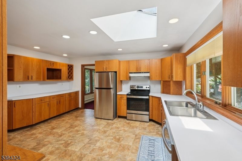 Interior, Kitchen, Recessed Lighting, Stainless Steel Appliances