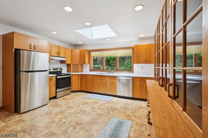 Interior, Kitchen, Recessed Lighting, Stainless Steel Appliances
