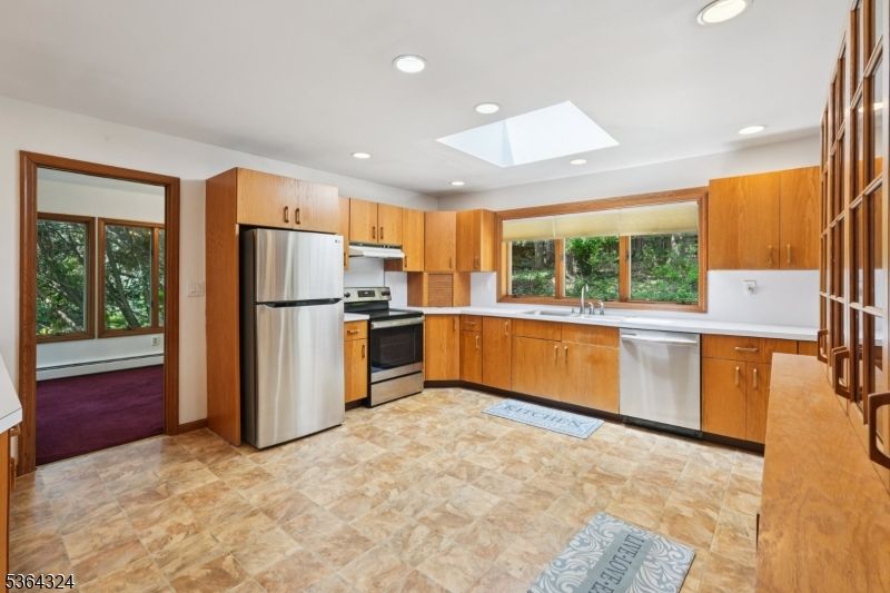 Interior, Kitchen, Recessed Lighting, Stainless Steel Appliances