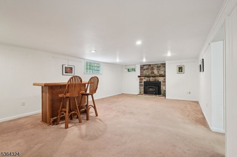Empty room, Fireplace, Interior, Recessed Lighting