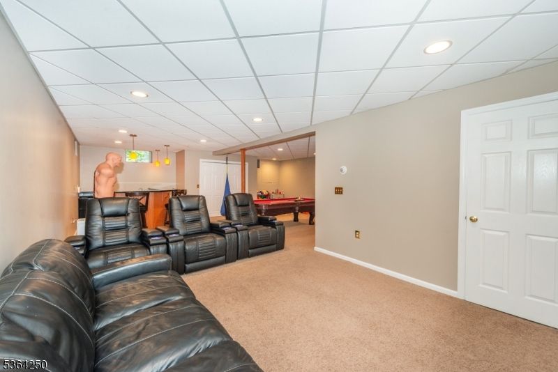 Home Theatre Room, Interior, Pendant Lights, Recessed Lighting