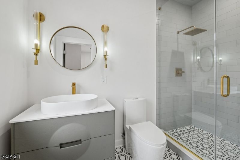 Bathroom, Glass Shower, Interior