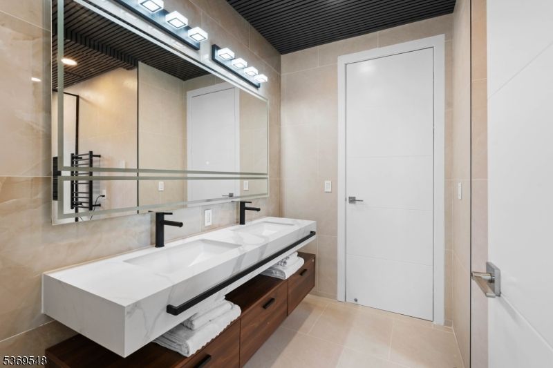 Bathroom, Dual Sink Vanities, Glass Shower, Interior