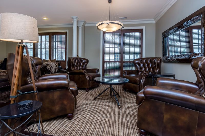 Interior, Living room, Pendant Lights, Recessed Lighting, Theatre Room
