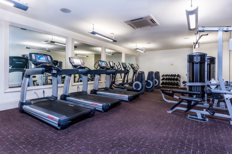 Fitness Equipment, Gym, Interior