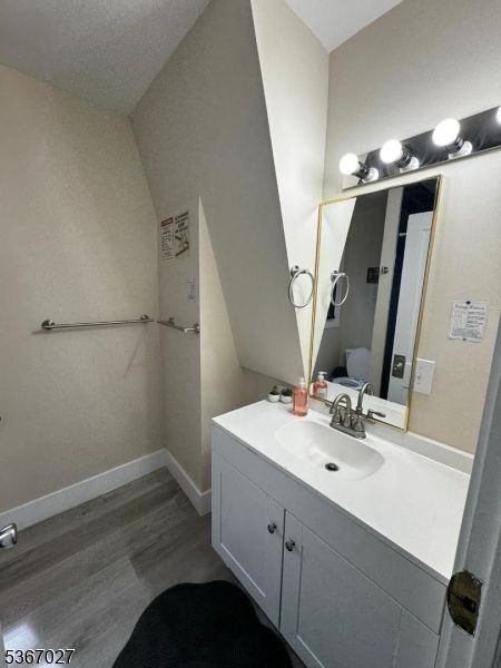 Bathroom, Interior, Wood Texture Flooring