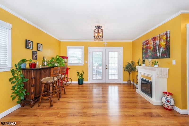 Fireplace, Interior, Wood Texture Flooring
