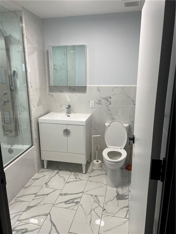 Bathroom, Glass Shower, Interior, Marble, Marble Walls