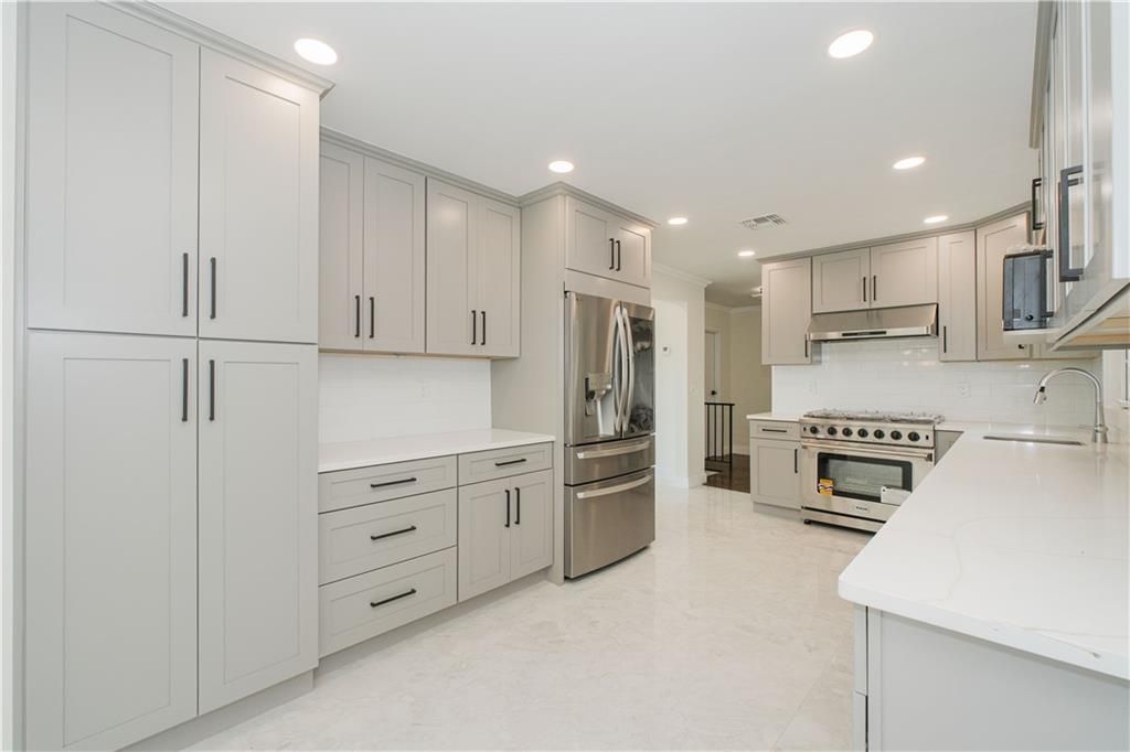 Interior, Kitchen, Recessed Lighting, Stainless Steel Appliances