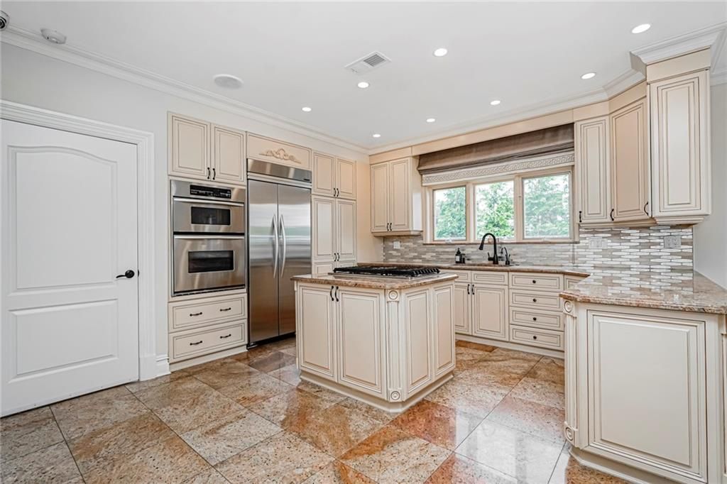 Interior, Kitchen, Recessed Lighting, Stainless Steel Appliances