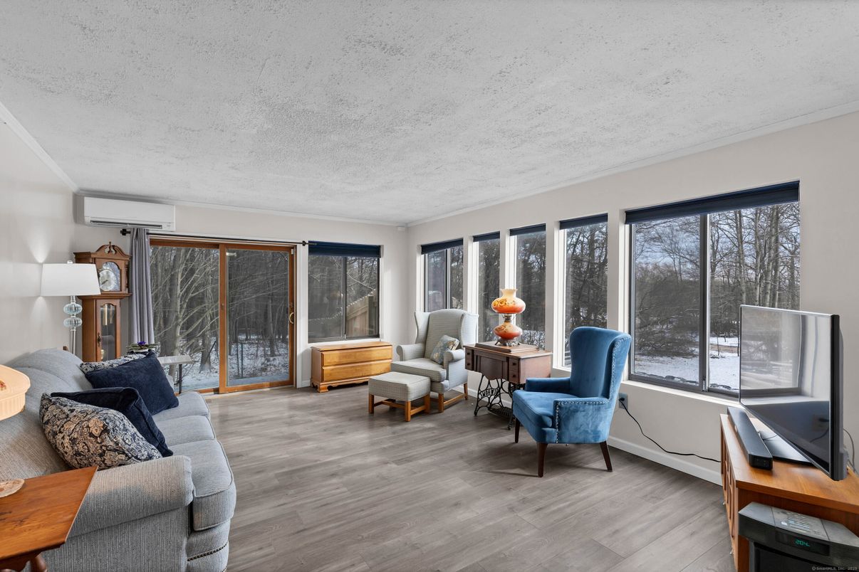 Interior, Living room, Sun Room, Wood Texture Flooring