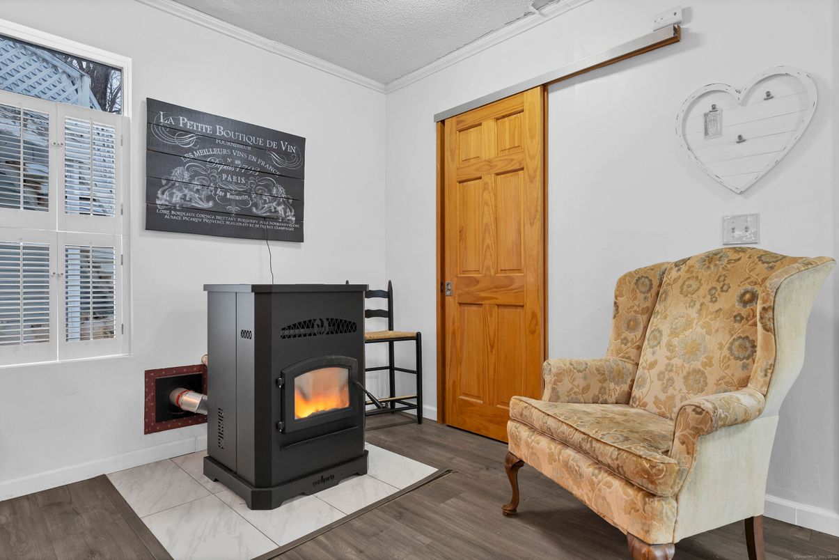Fireplace, Interior, Wood Texture Flooring
