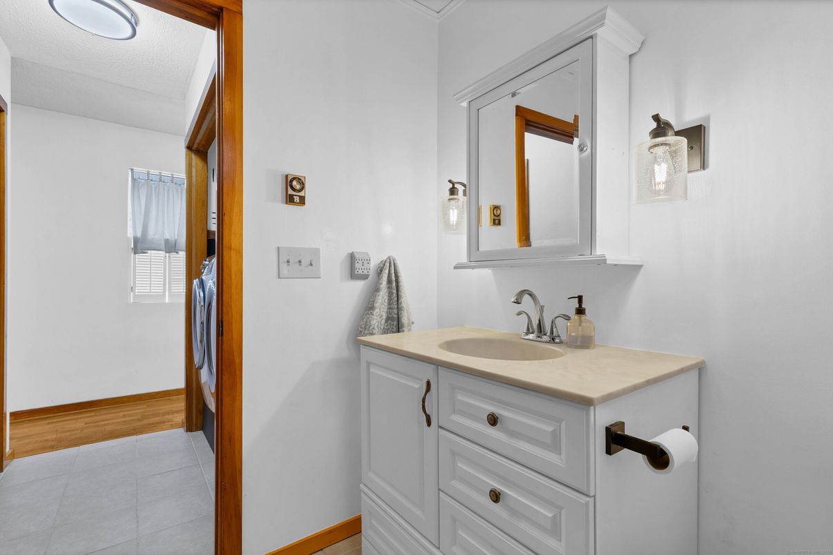 Bathroom, Interior, Wood Texture Flooring
