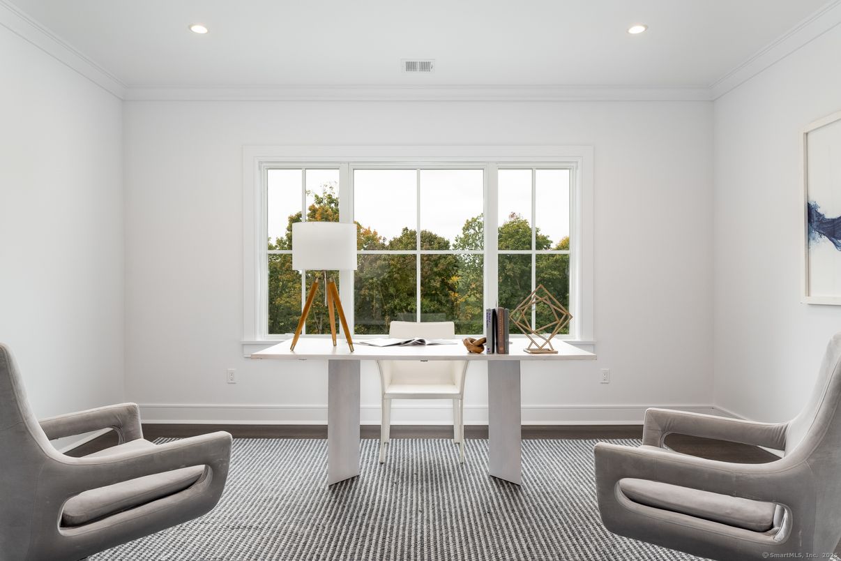Home Office, Interior, Recessed Lighting