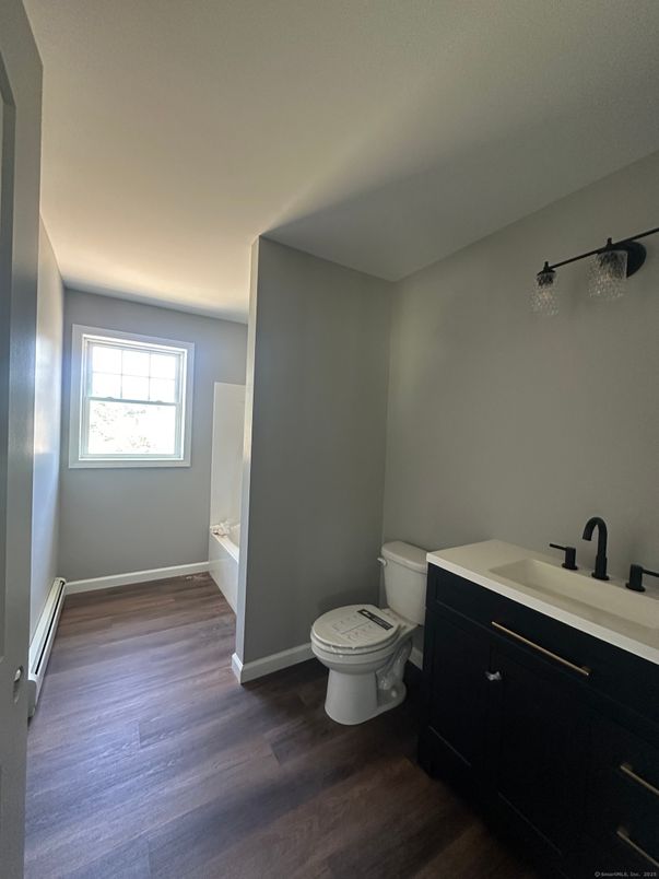 Bathroom, Interior, Wood Texture Flooring