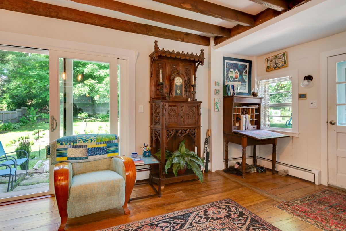 Interior, Wooden Beams, Wood Texture Flooring