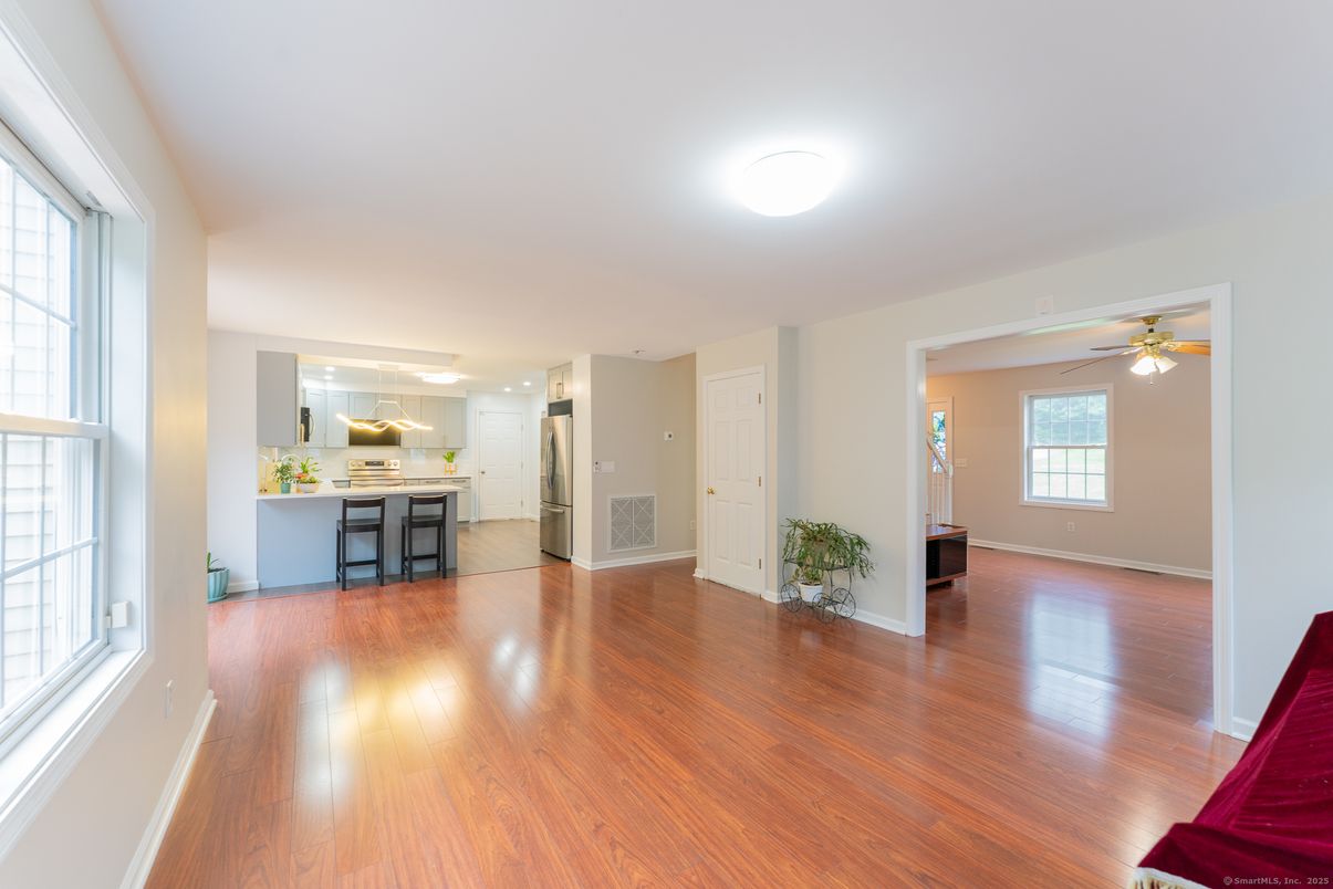 Empty room, Interior, Kitchen, Wood Texture Flooring