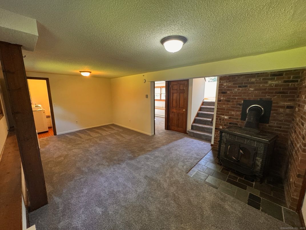 Empty room, Fireplace, Interior, Stone Walls