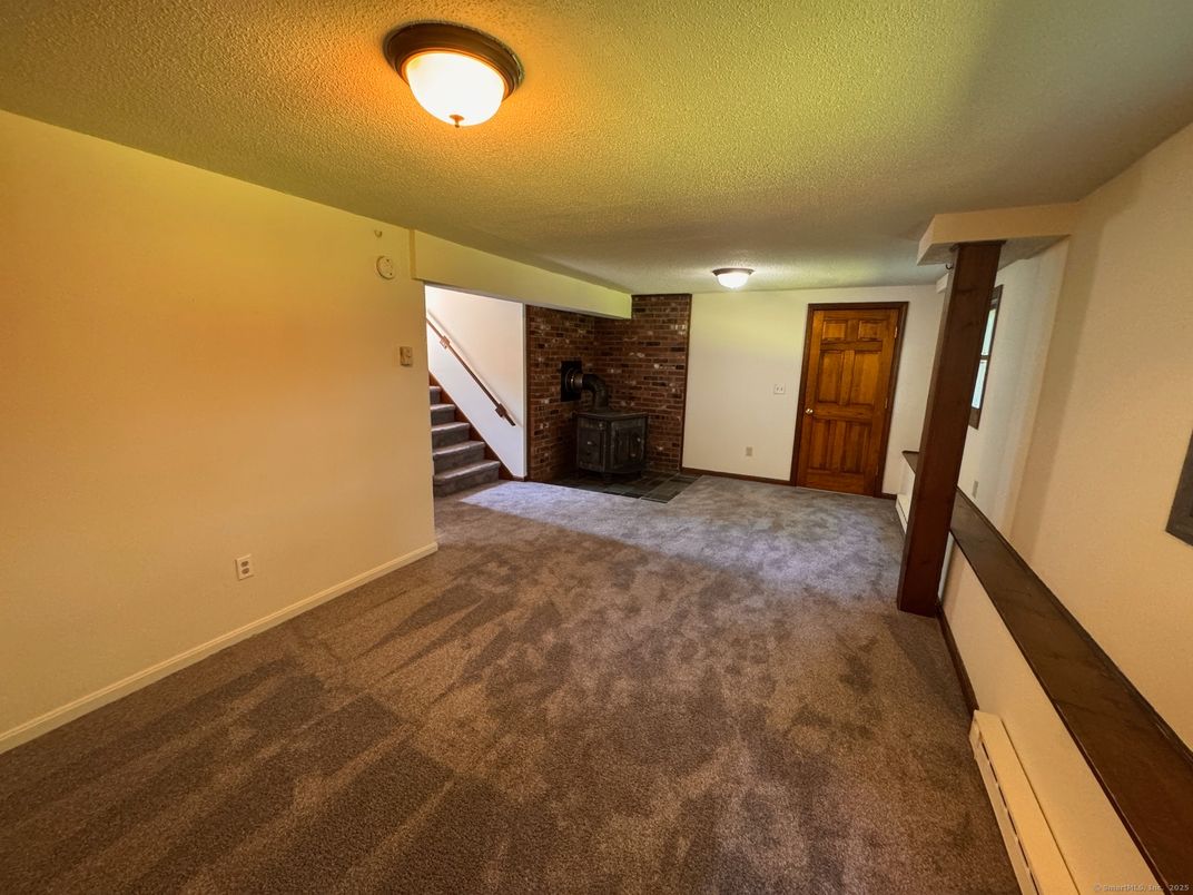 Empty room, Fireplace, Interior, Stone Walls