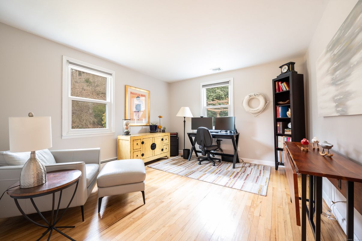 Home Office, Interior, Wood Texture Flooring