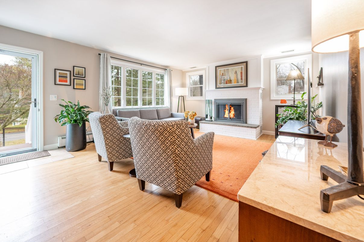 Fireplace, Interior, Living room, Wood Texture Flooring