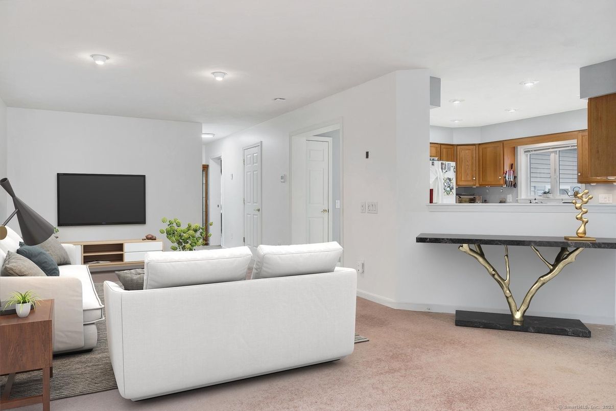 Interior, Kitchen, Living room, Recessed Lighting