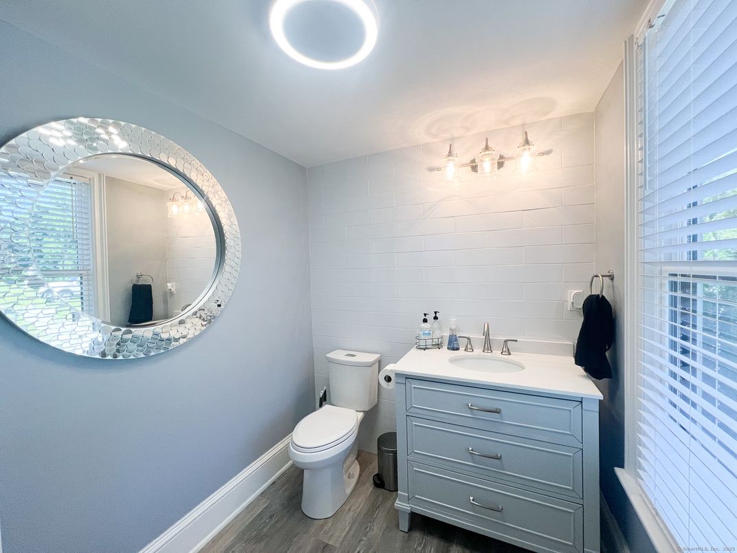 Bathroom, Interior, Wood Texture Flooring