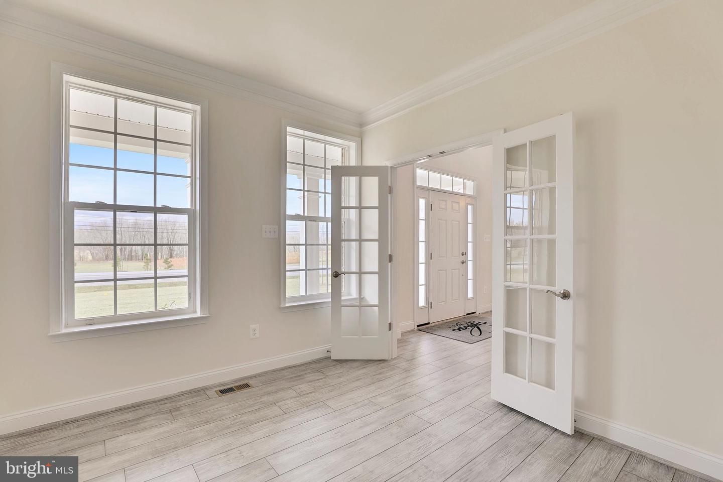 Empty room, Interior, Wood Texture Flooring