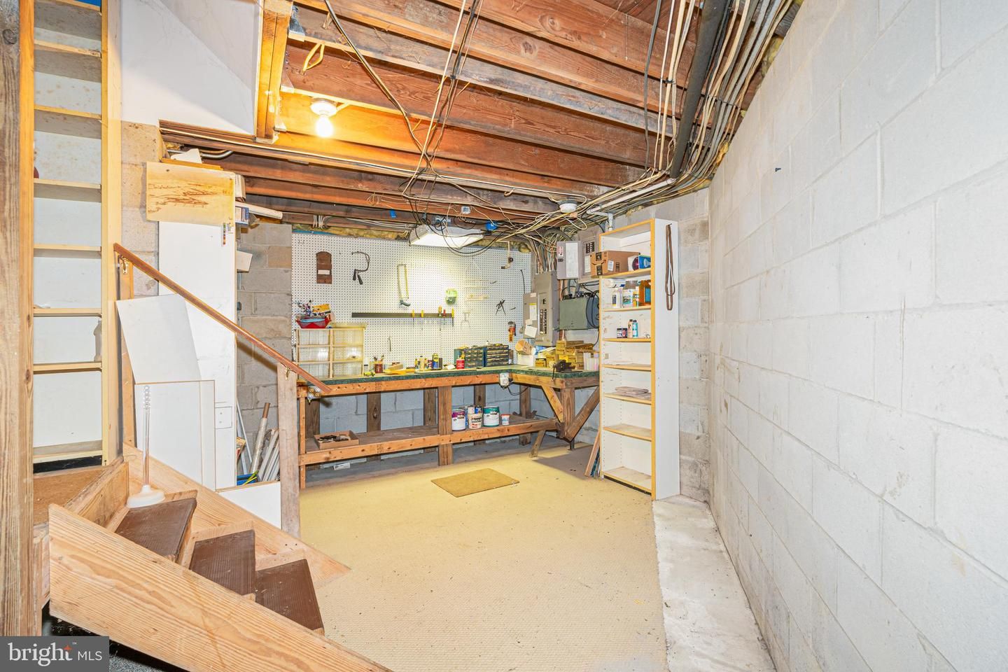 Interior, Stone Walls, Wooden Beams