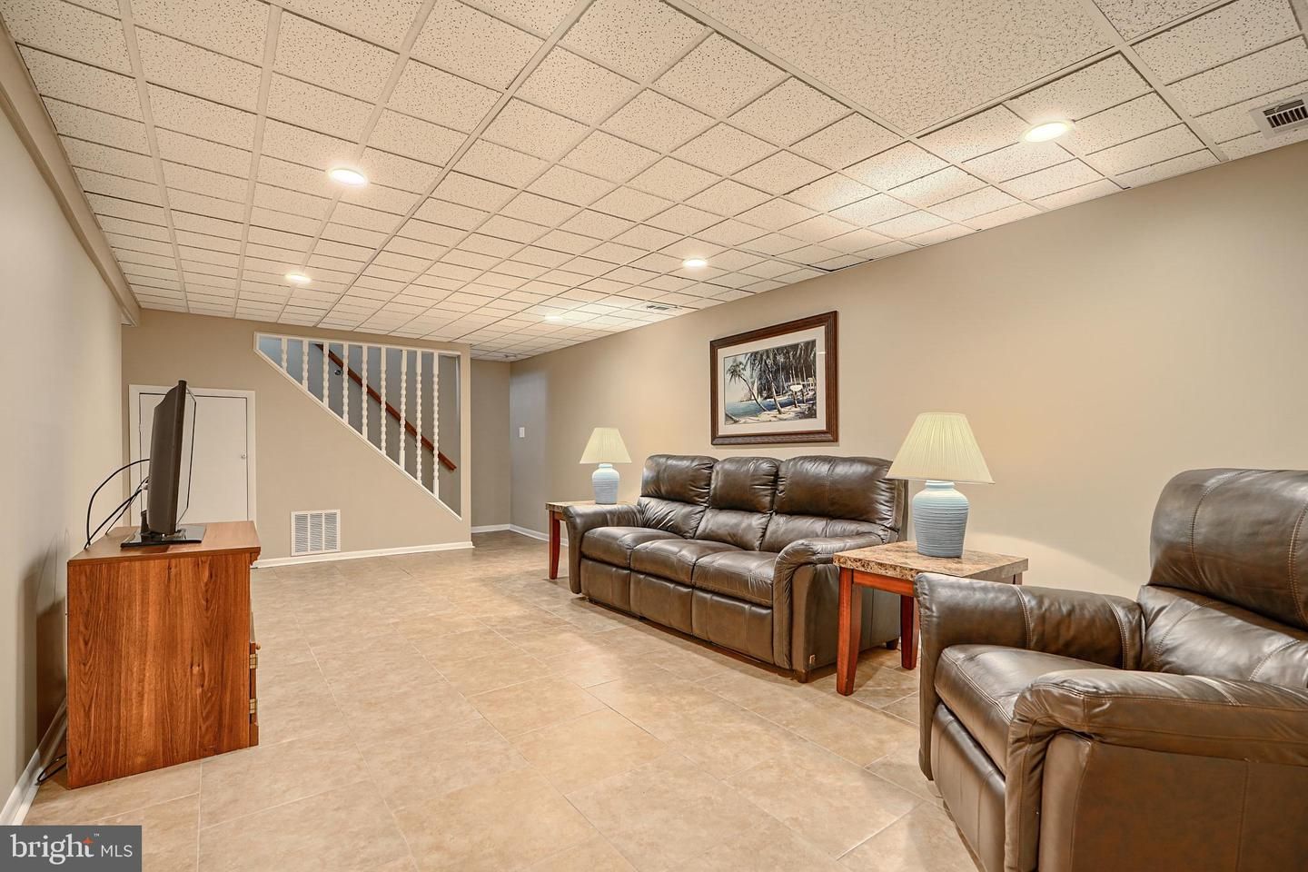 Interior, Living room, Recessed Lighting